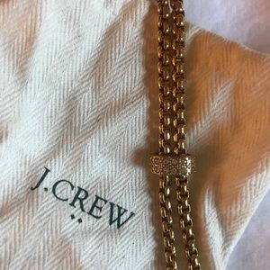 J. Crew Factoy Gold Tassel Necklace
